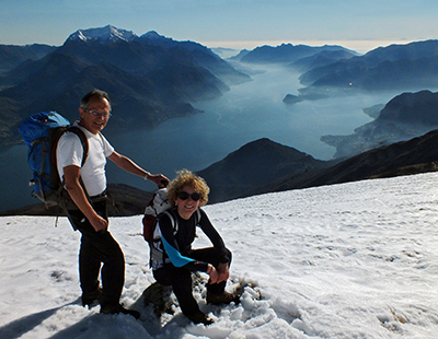 Monte Bregagno, balcone panoramico sul Lago di Como ed i suoi monti ! Il 19 dic. 2014  - FOTOGALLERY