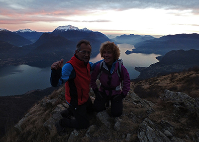 Monte Bregagno, balcone panoramico sul Lago di Como ed i suoi monti ! Il 19 dic. 2014  - FOTOGALLERY