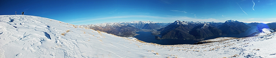 Salendo dal Bregagnino al Bregagno spettacolare vista sul Lago di Como