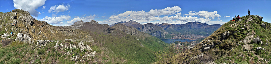 Dalla cresta di vetta del Corno Birone