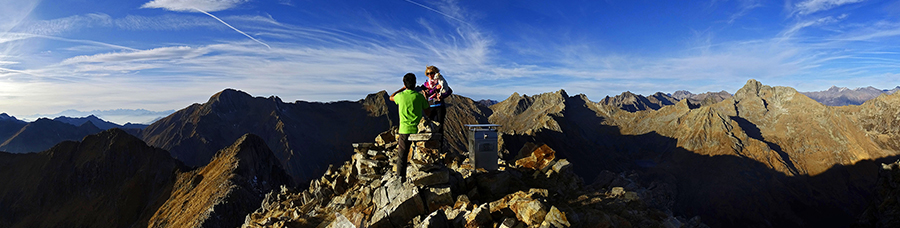 In vetta al Monte Duria (2264 m)