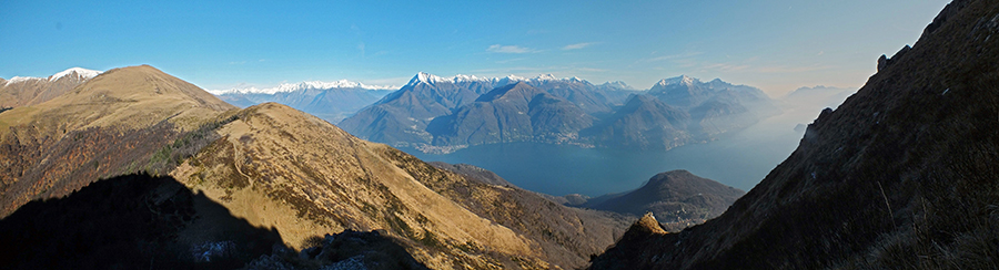 Scendendo dal Monte Grona al Sant'Amate