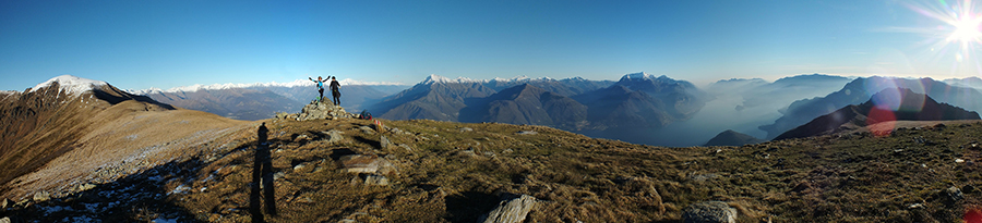Sul Monte Bregagnino (1905 m), anticima del Monte Bregaqgno