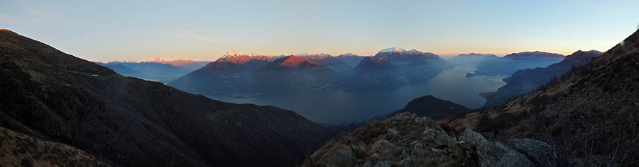 Tramonto sul Lago di Como