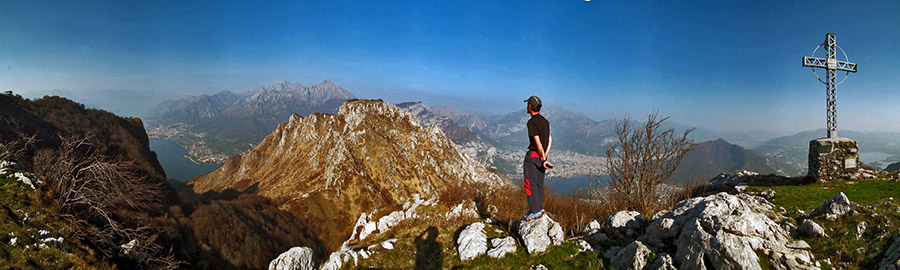 Monte Moregallo e Corno di Canzo orientale... bell'accoppiata ! il 28 marzo 2012