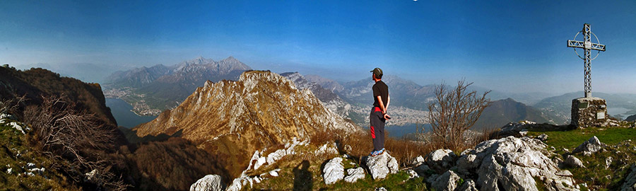 Monte Moregallo e Corno di Canzo orientale... bell'accoppiata ! il 28 marzo 2012