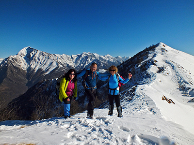 Invernale dall’Alpe Giumello al Monte Croce di Muggio (1799 m) il 12 febbraio 2015 - FOTOGALLERY