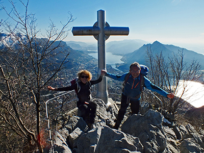 Anello del Monte San Martino e Corna di Medale, sentinelle della città di Lecco, il 24 gennaio 2015 - FOTOGALLERY