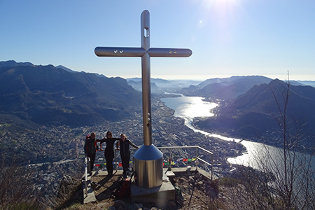 Anello del MONTE SAN MARTINO, sentinella della città di Lecco, l’11 gennaio 2020- FOTOGALLERY