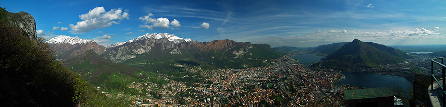 Dalla chiesetta dell monte San Martino ...Lecco, i suoi laghi, i suoi monti