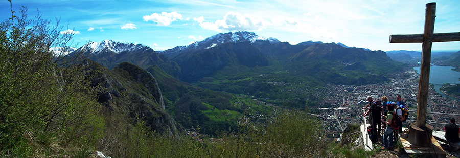 Dal Crocione del monte San Martino Lecco e il Resegone