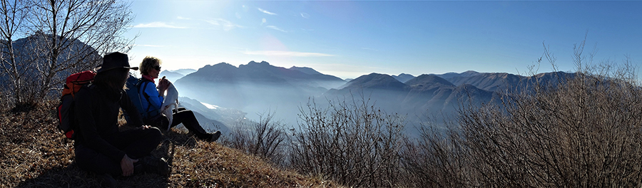 Dal cocuzzolo sul sent. 17A in salita allo Zucco Sileggio...panorama!