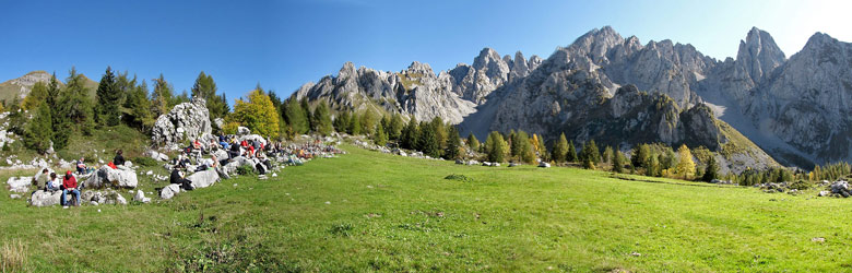 Panoramica alla Madonnina dei Campelli di Schilpario