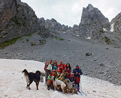 Il nostro primo bel Cimon della Bagozza (2408 m.) il 30 giugno 2013- FOTOGALLERY