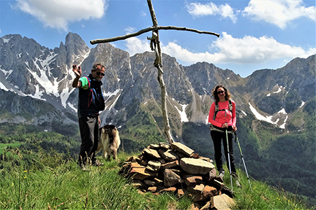 MONTE GARDENA (2117 m) ad anello dal Rif. Cimon della Bagozza, l’8 giugno 2019 - FOTOGALLERY