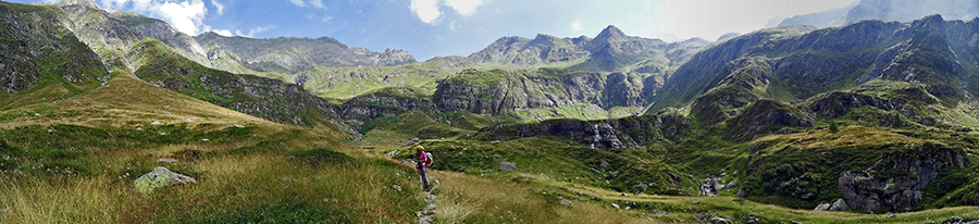 Valle del Gleno tra Baita di Mezzo e Baita Alta