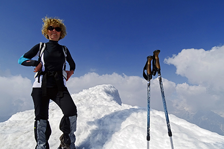 Invernale sul Pizzo di Petto da Colere-Malga Polzone il 19 marzo 2015 - FOTOGALLERY