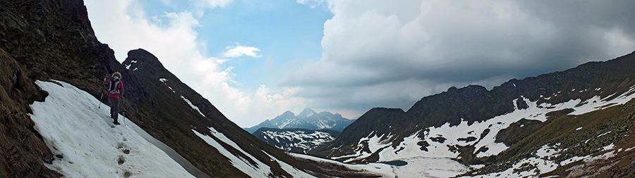 Salendo dal Lago al Passo di Val Asinina sul 415A