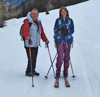 Salita escursionistica e sci-alpinistica da Schilpario al Passo Campelli (1892 m) e al Monte Campioncino (2100 m.) il 6 gennaio 2010 - FOTOGALLERY