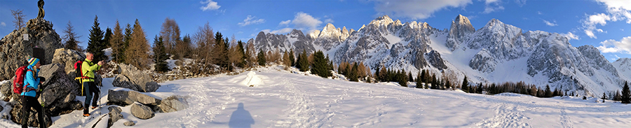 Dalla Madonnina della Conca dei Campelli vista sulle 'Piccole Dolomiti Scalvine'