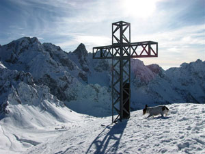 Salita invernale in Val di Scalve da Schilpario al Passo Campelli (1892 m) e al Monte Campioncino (2100 m.) il 15 gennaio 09 - FOTOGALLERY