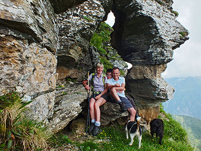 L’ANELLO DELLA MANINA (1821 m.) con SASNA (2229 m.) da Lizzola l’11 luglio 2013  - FOTOGALLERY