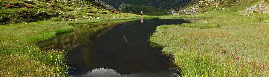 Al laghetto inferiore di Sasna