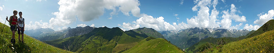 Salendo dal Passo della Manina al Monte Sasna