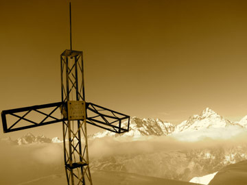 Salita invernale da Nona di Vilminore al Passo della Manina e al Monte Sasna il 17 dicembre 2009 - FOTOGALLERY