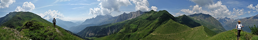 Anello MANINA-SASNA (2229 m) da Lizzola il 21 giugno 2017