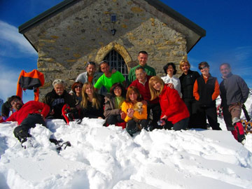 Salita invernale da Nona di Vilminore al Passo della Manina il 26 febbraio 2011 - FOTOGALLERY