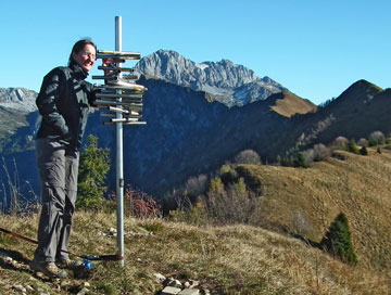 Salita da Rovetta a Cima Paré (1642 m.) il 21 ottobre 2010 - Piero ed Erica - FOTOGALLERY