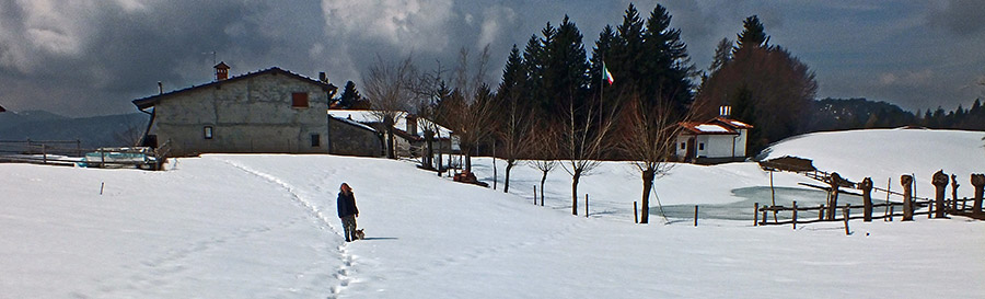 Al Colle San Fermo qualcuno mi viene incontro