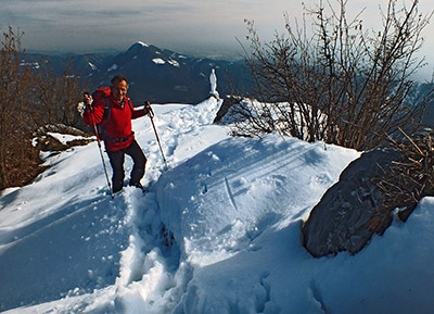 Salita primaverile con tanta neve in Cornagera (1312 m.) il 22 marzo 2013 - FOTOGALLERY