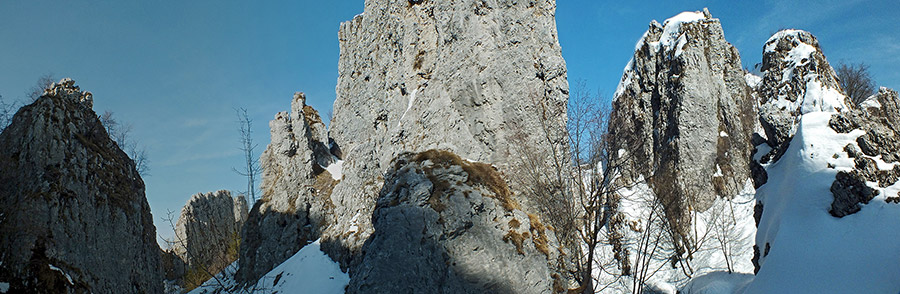 Torrioni, guglie, pinnacoli in Cornagera