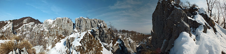 Panoramica salendo in cresta alla Cornagera