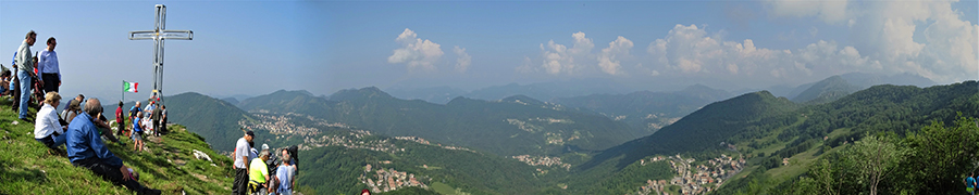 Panorama dalla croce di vetta Cornagera