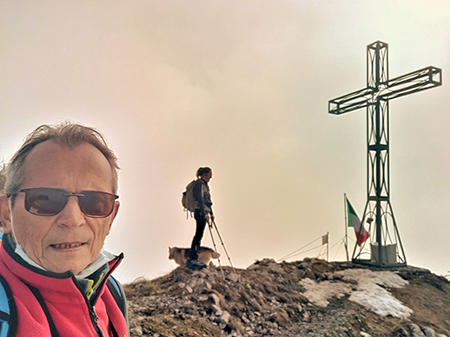 CORNAGERA e POIETO innevati ad anello da Aviatico (21febb21) - FOTOGALLERY