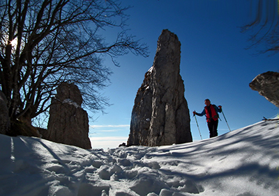 Tris di cime innevate, Cornagera-Poieto-Suchello (anticima) il 3 marzo 2015 - FOTOGALLERY