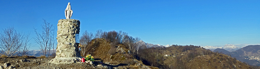 Anello Filaressa-Costone dal Monte di Nese il 5 febbraio 2016