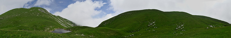 Alla Bocchetta di Golla (1903 m) tra il Golla e il suo Matto