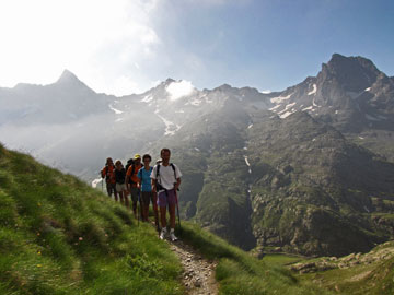 Dal Rifugio Barbellino salita al Lago della Malgina e discesa al Lago del Barbellino ed a Lizzola il 6 agosto 2009 - FOTOGALLERY