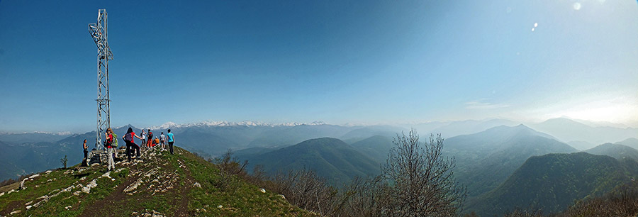 MONTE MISMA (1161 m.)… salito con giro ad anello da Spersiglio (Cornale di Pradalunga) il 25 aprile 2013