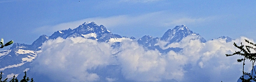 Vista sui Giganti Orobici Coca e Redorta