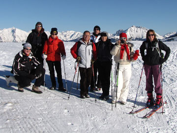 Salita invernale al Rifugio Magnolini, Monte Alto e Monte Pora nella splendida domenica del 20 dicembre 2009 - FOTOGALLERY