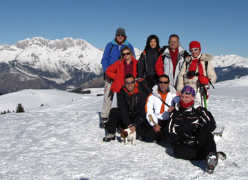 Salita invernale al Rifugio Magnolini, Monte Alto e Monte Pora nella splendida domenica del 20 dicembre 2009 - FOTOGALLERY