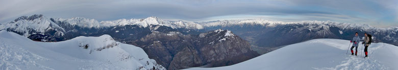 Dal Monte Pora verso Presolana, Val di Scalve e Val Camonica