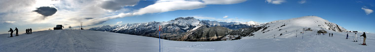 Sulle piste del Monte Pora al Pian del Termen 