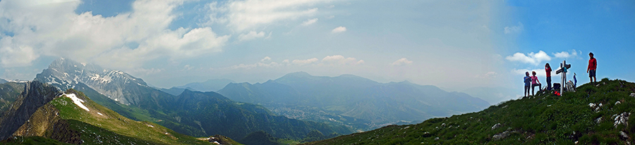 MONTE CAMPO (1952 m) e verso CIME DI BARES (1974 m) - (07-06-14)