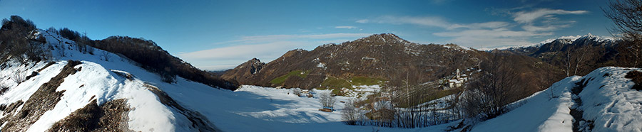 Salendo da Salmezza (1000 m.) per il Podona (1127 m.)